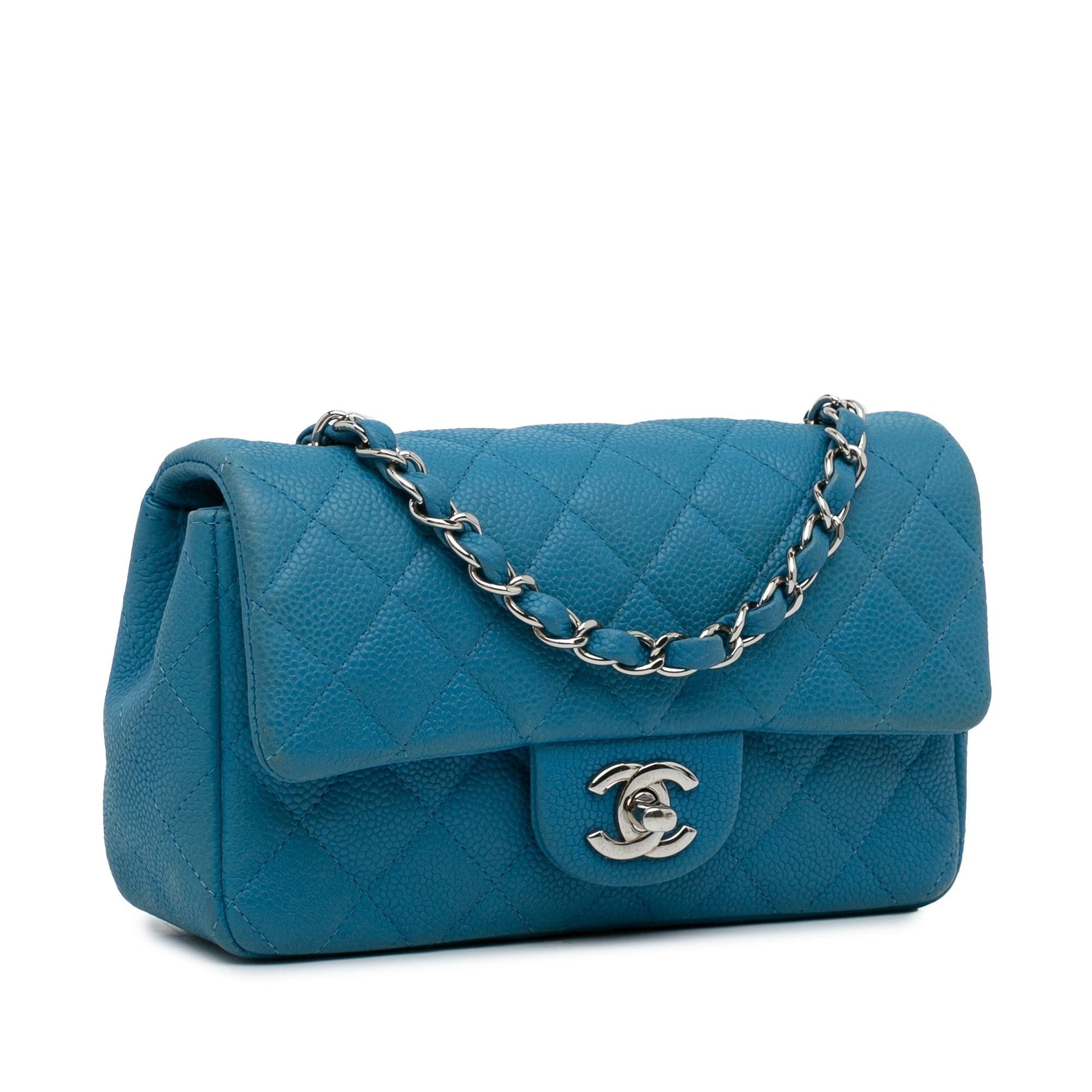 Chanel Rectangular Classic Caviar Single Flap Mini Bag Single Flap