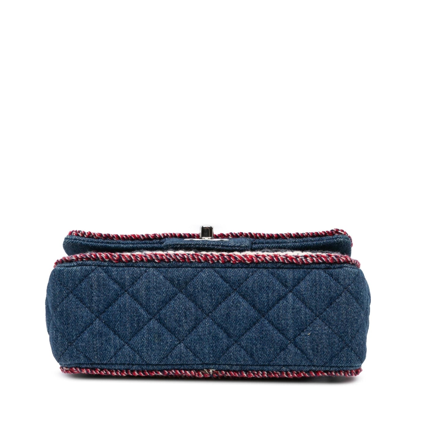 Chanel Rectangular Classic Denim Tweed Framed Single Mini Bag