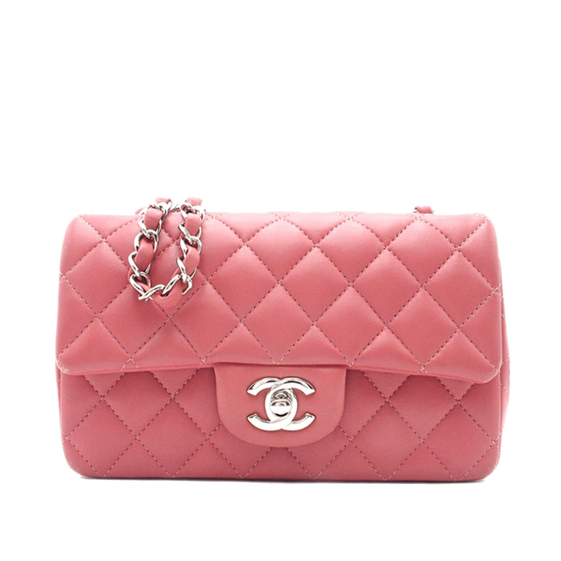 Chanel Rectangular Classic Lambskin Single Flap SHG-TIx3qD Mini Bag