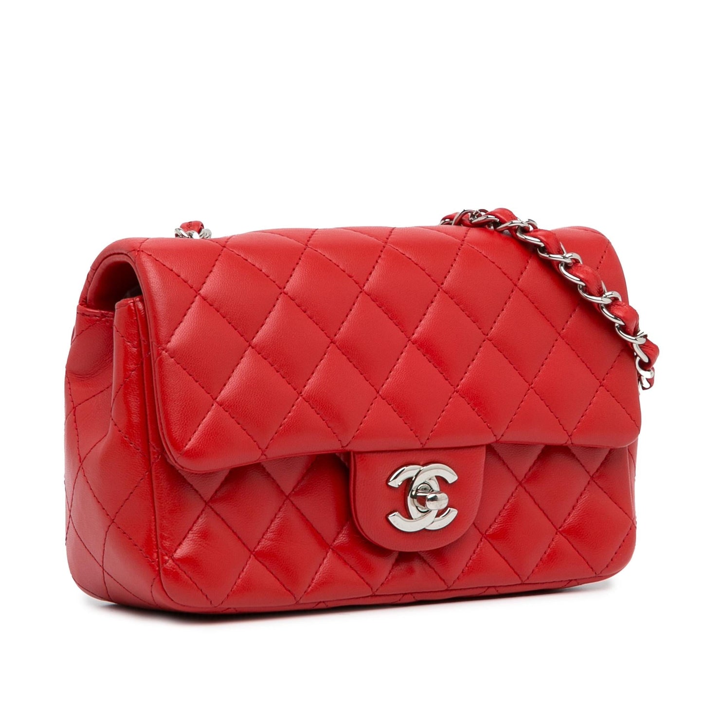 Chanel Rectangular Classic Lambskin Single Flap SHG-ibXR3K Mini Bag