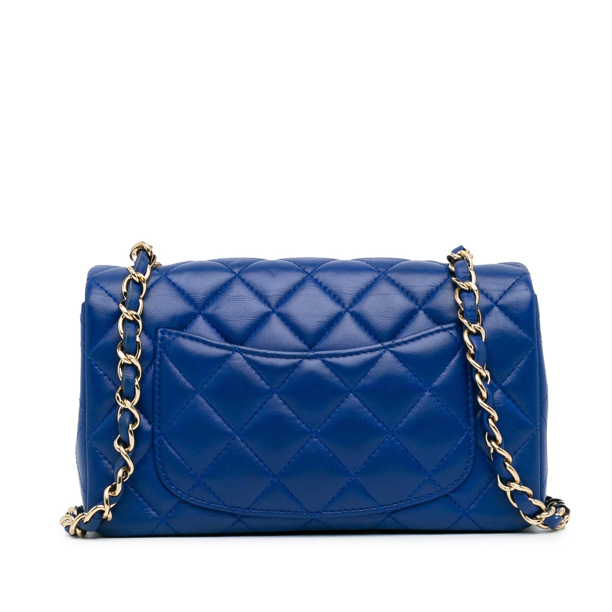 Chanel Rectangular Classic Lambskin Single Flap SHG-DyJzXS Mini Bag