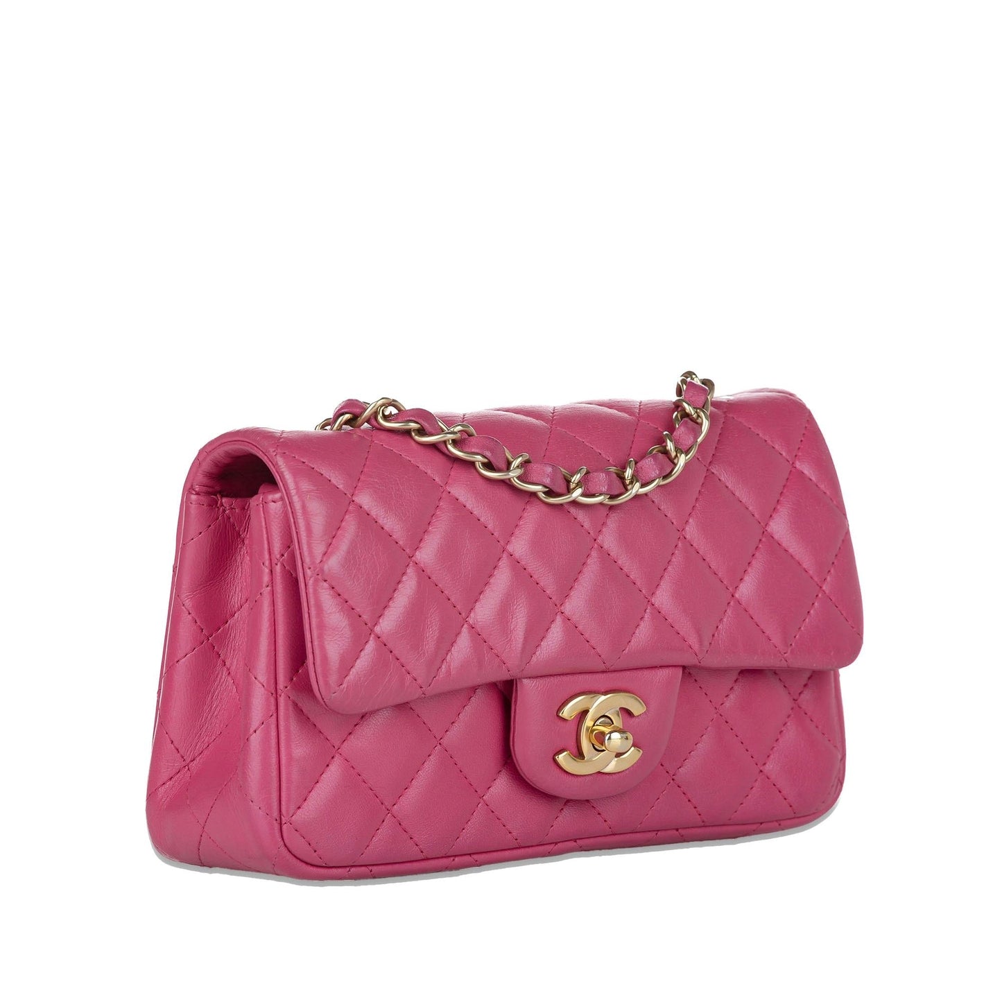 Chanel Rectangular Classic Lambskin Single Flap SHG-mr1rzU Mini Bag