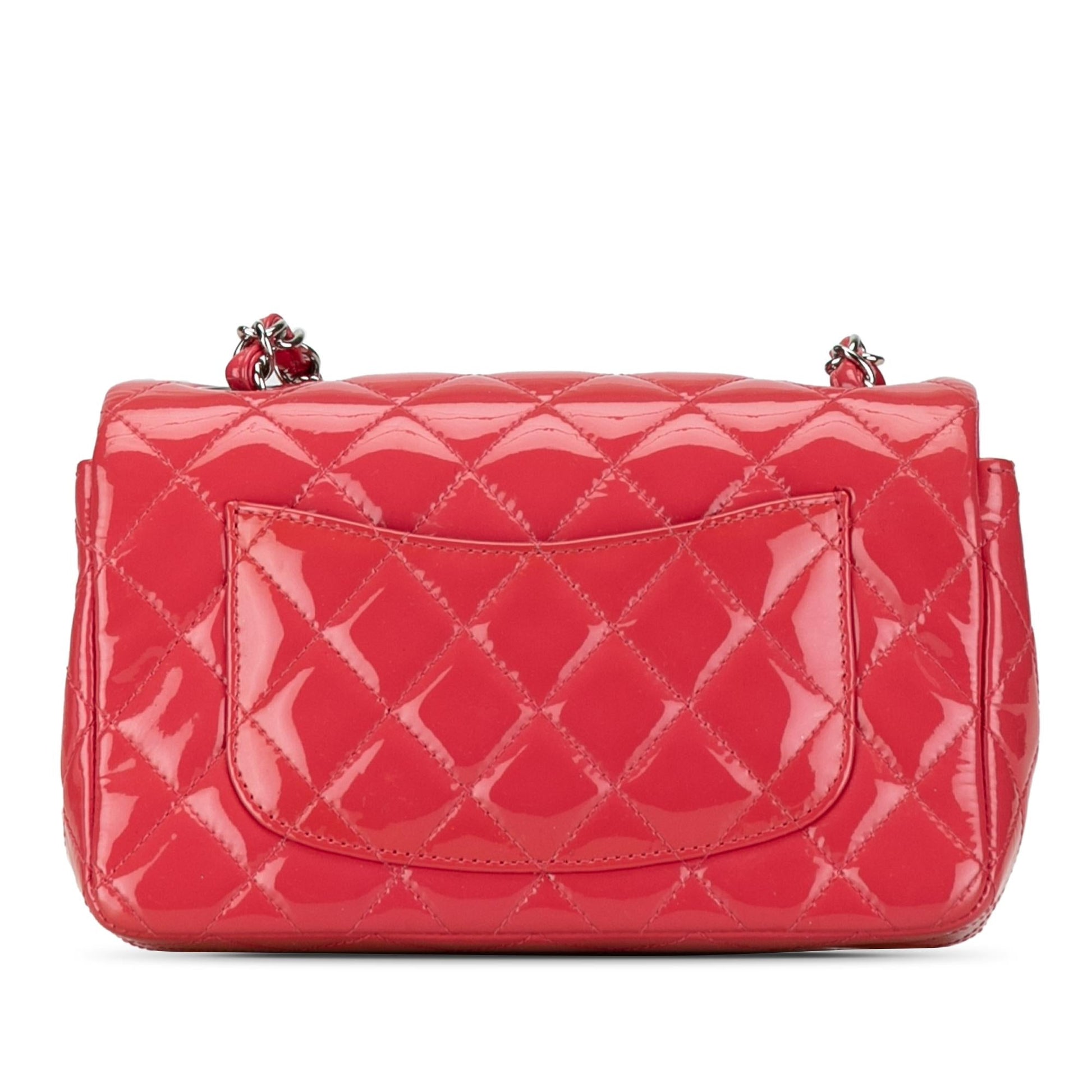 Chanel Rectangular Classic Patent Single Flap SHG-f5GKzQ Mini Bag