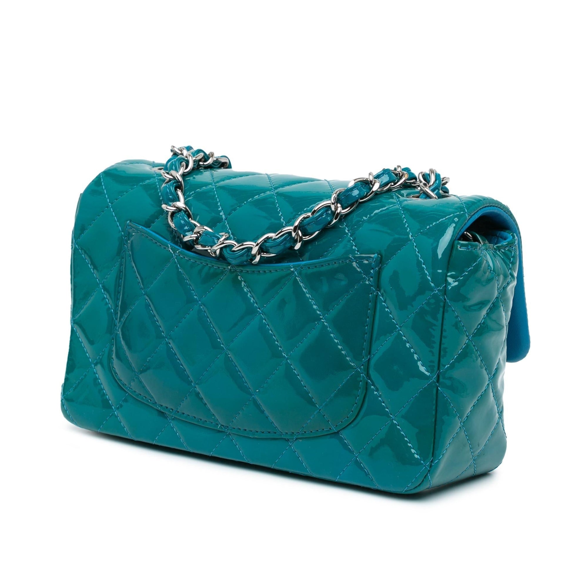 Chanel Rectangular Classic Patent Single Flap SHG-xSJFwT Mini Bag
