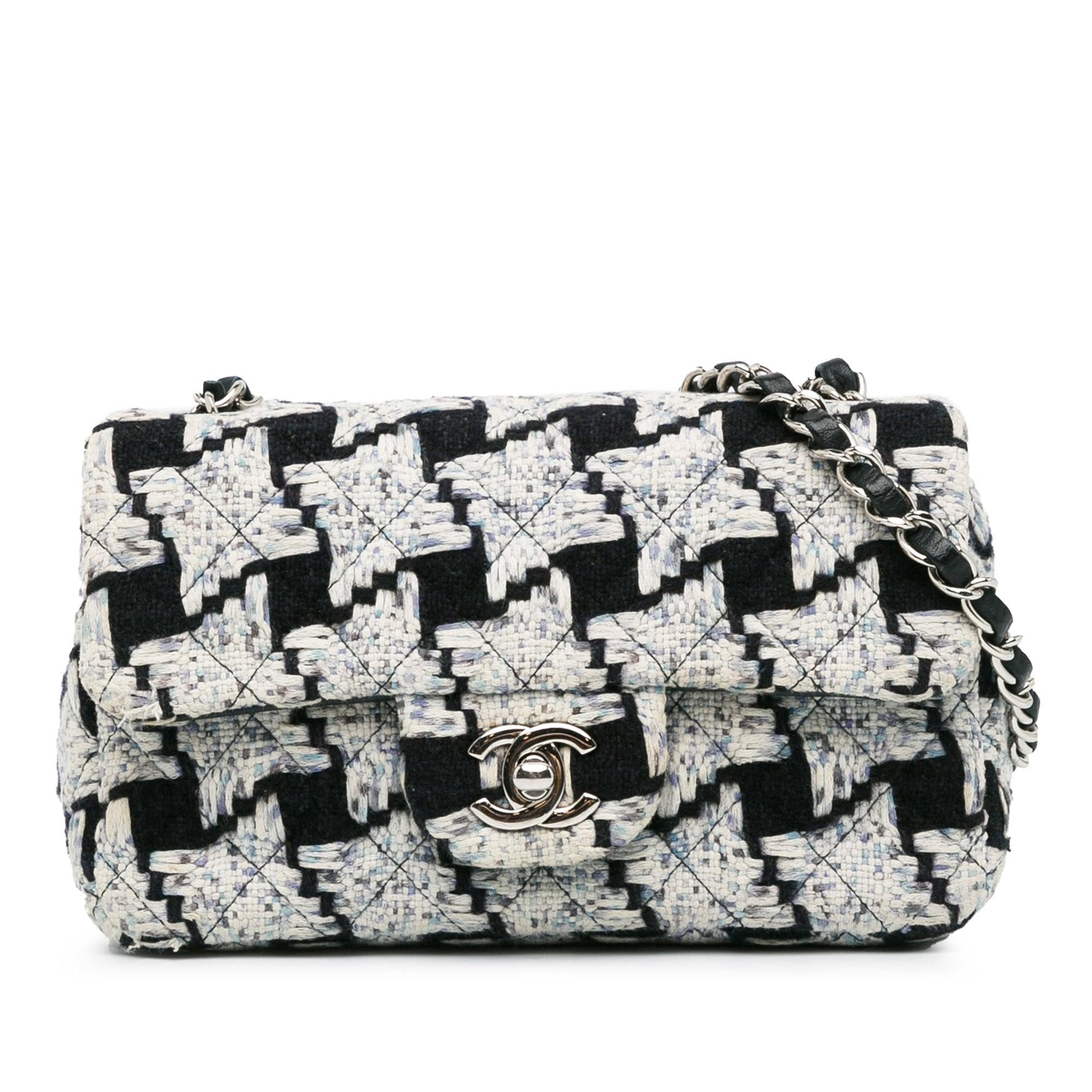 Chanel Rectangular Classic Tweed Flap SHG-lXzrIX Mini Bag