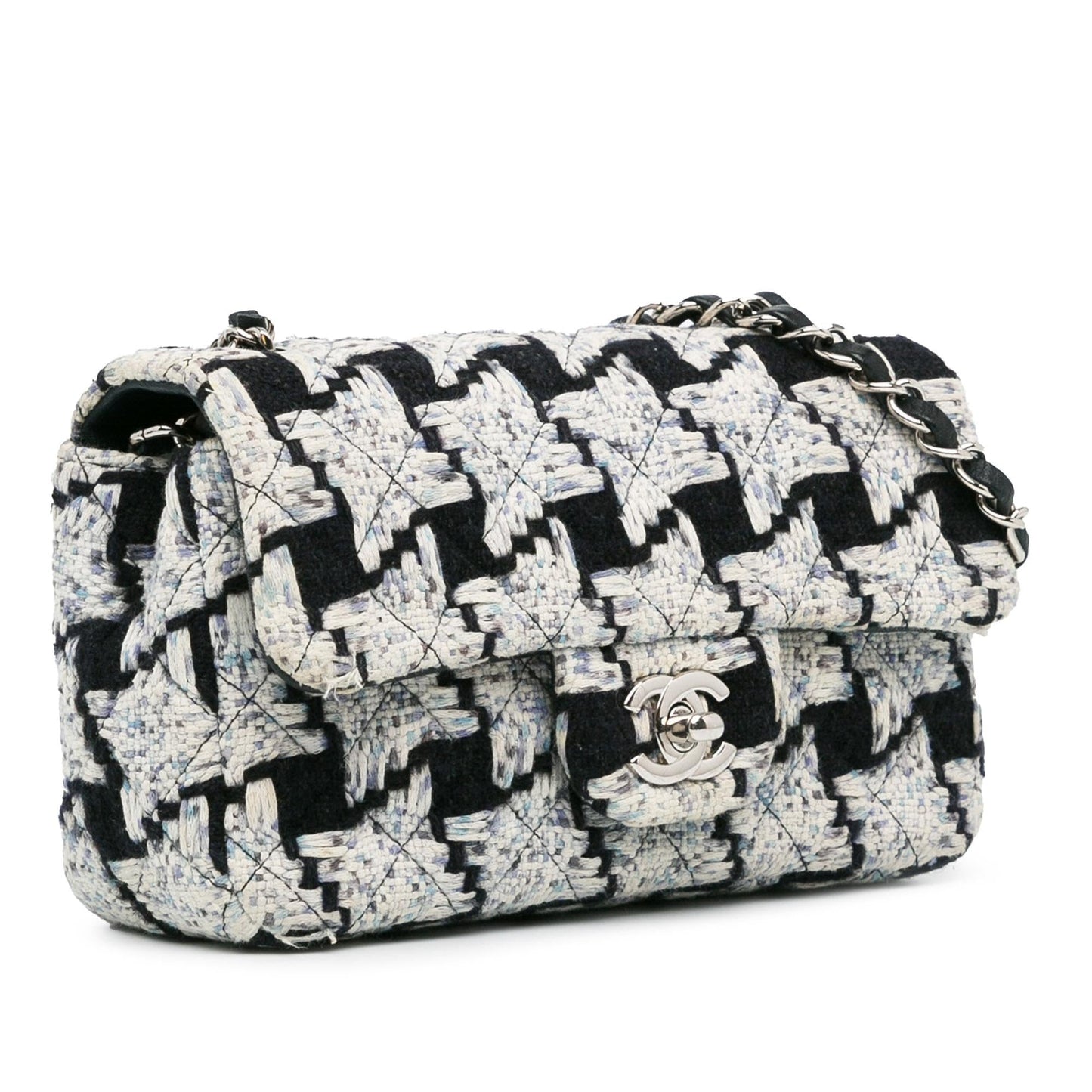 Chanel Rectangular Classic Tweed Flap SHG-lXzrIX Mini Bag