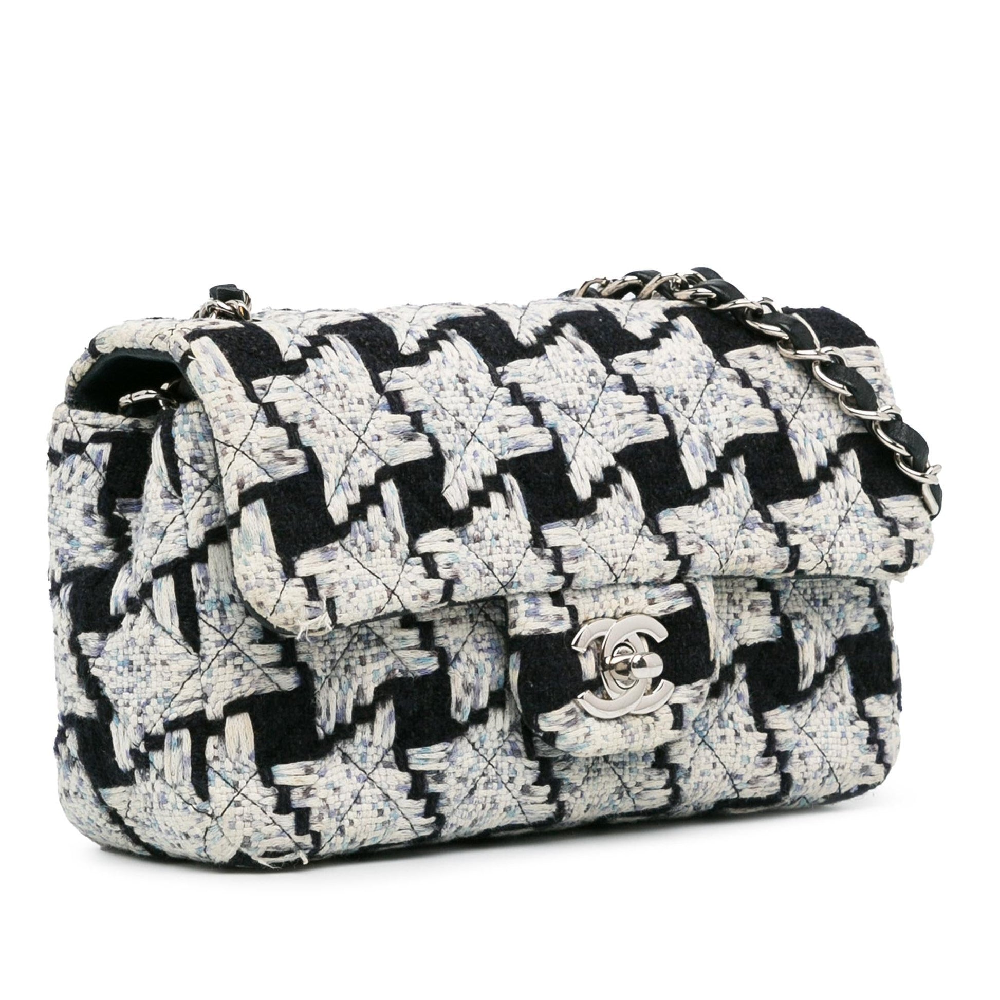 Chanel Rectangular Classic Tweed Flap SHG-lXzrIX Mini Bag