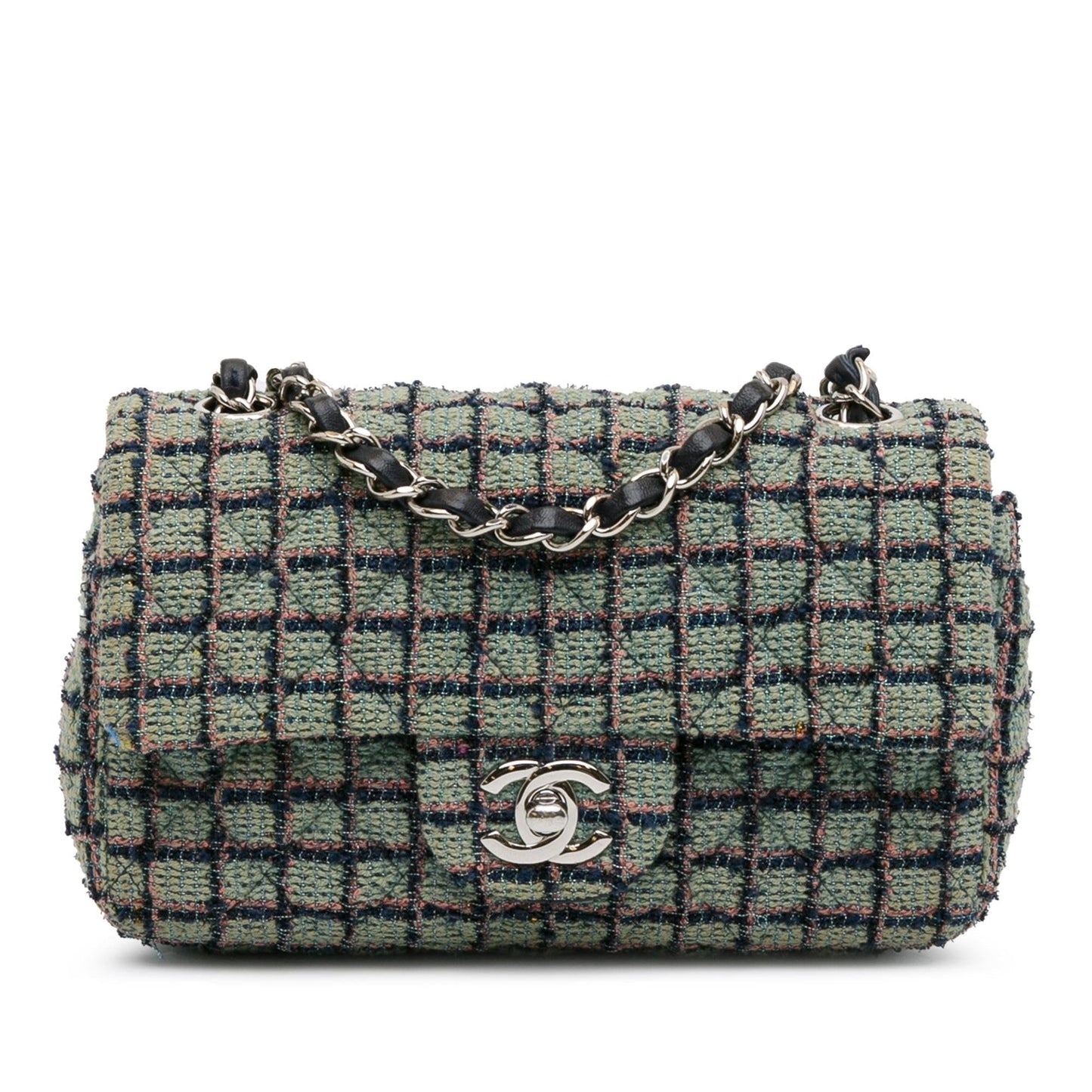 Chanel Rectangular Classic Tweed Flap Mini Bag