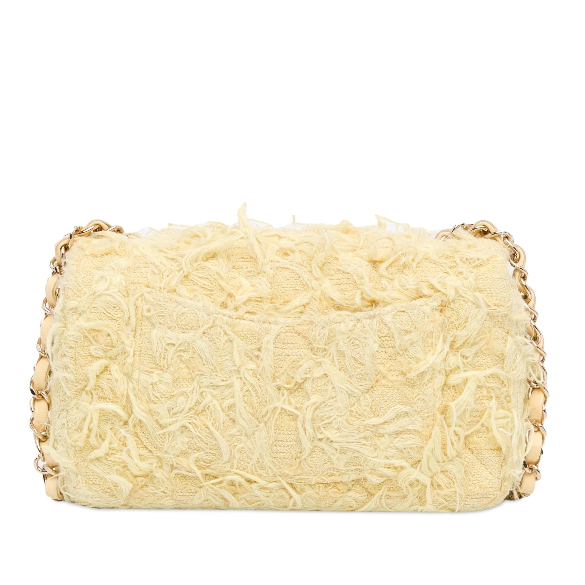 Chanel Rectangular Classic Tweed Single Flap Mini Bag