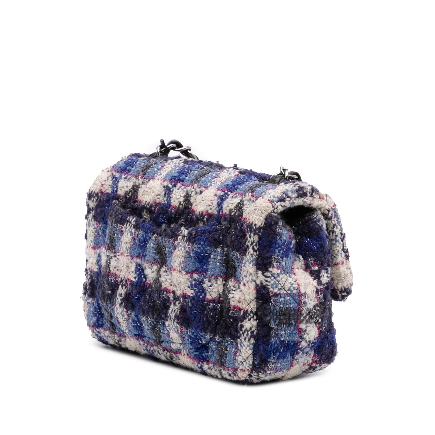 Chanel Rectangular Classic Tweed Single Flap Mini Bag Flap 1