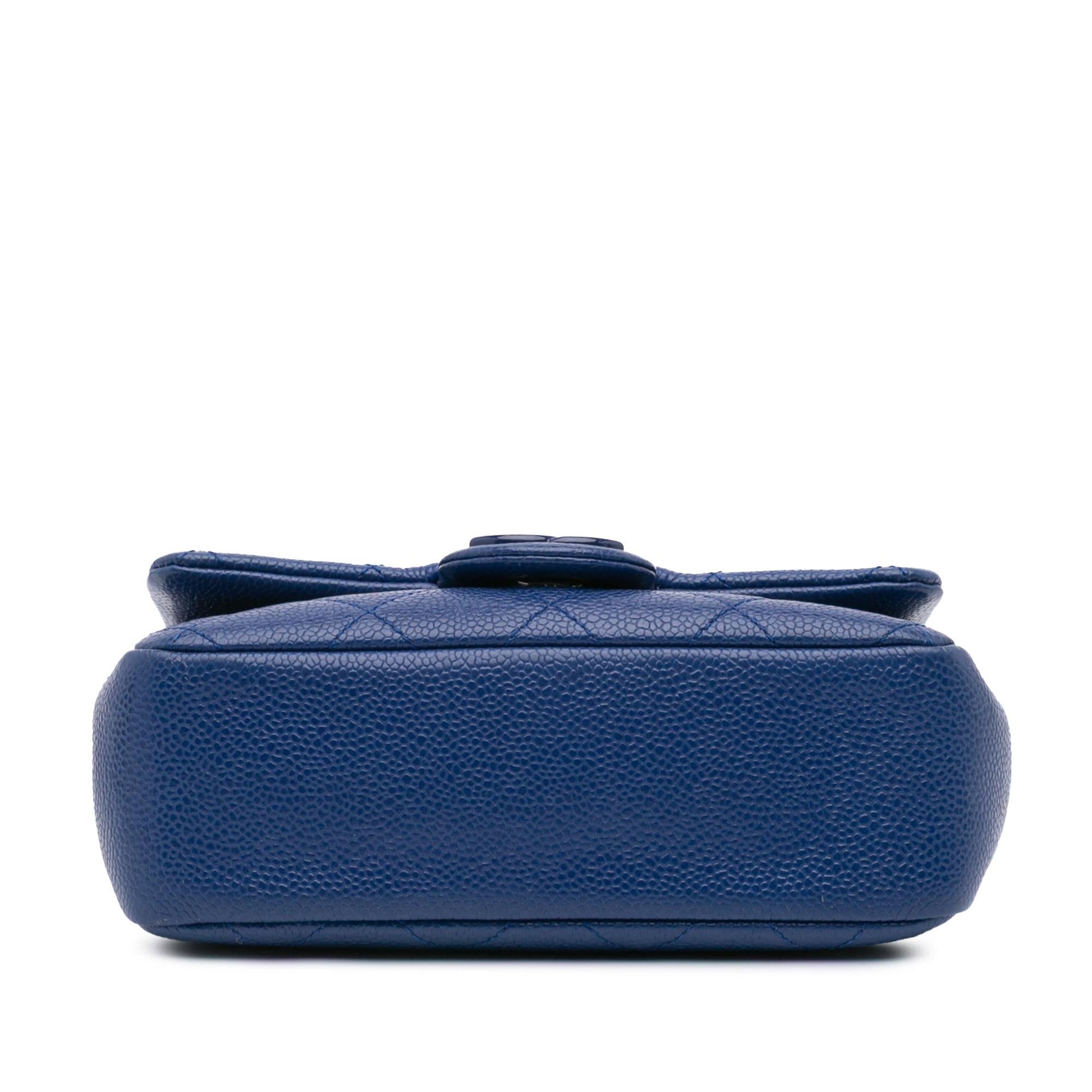 Chanel Square Caviar Incognito Flap Mini Bag