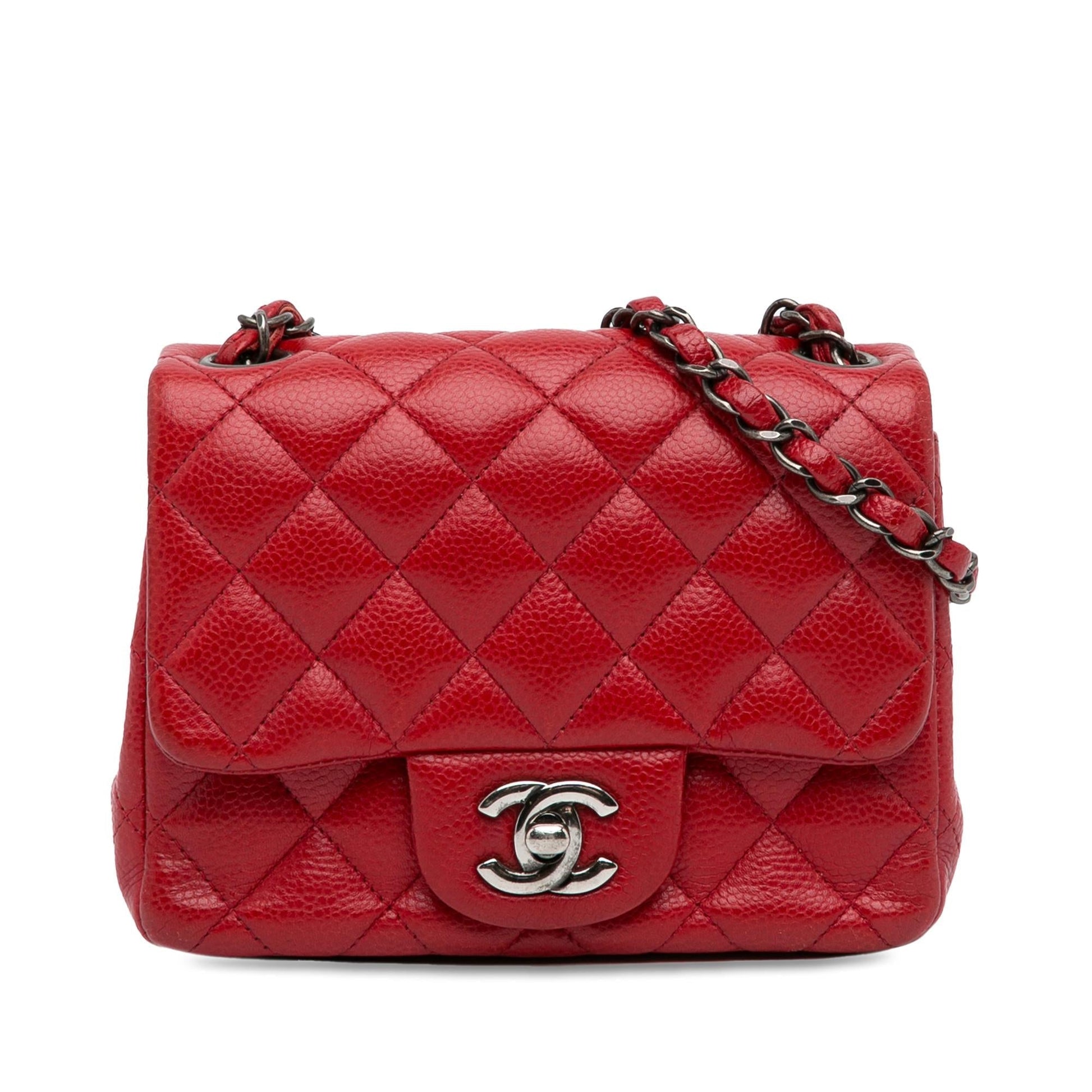 Chanel Square Classic Caviar Single Flap SHG-ASetQj Mini Bag
