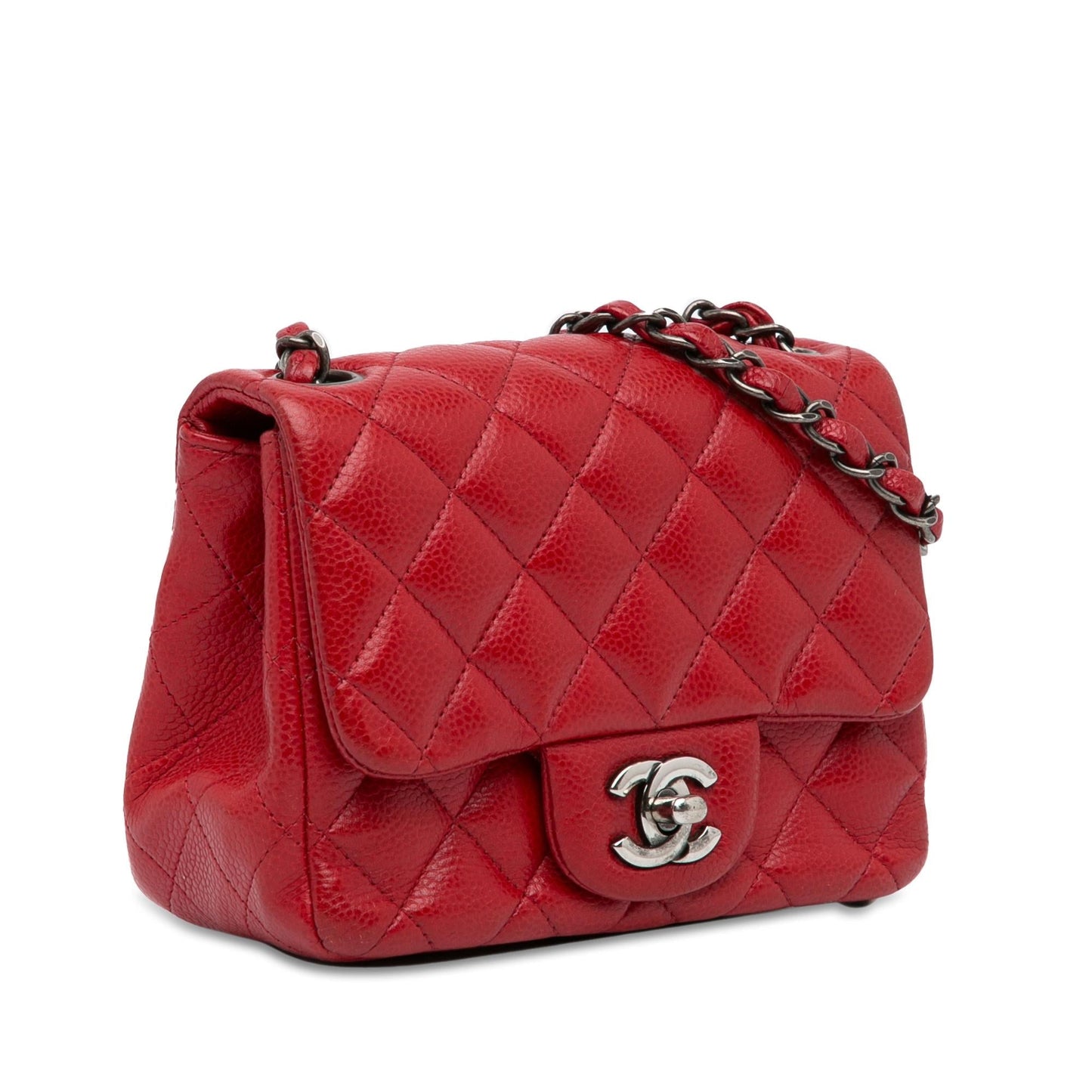 Chanel Square Classic Caviar Single Flap SHG-ASetQj Mini Bag