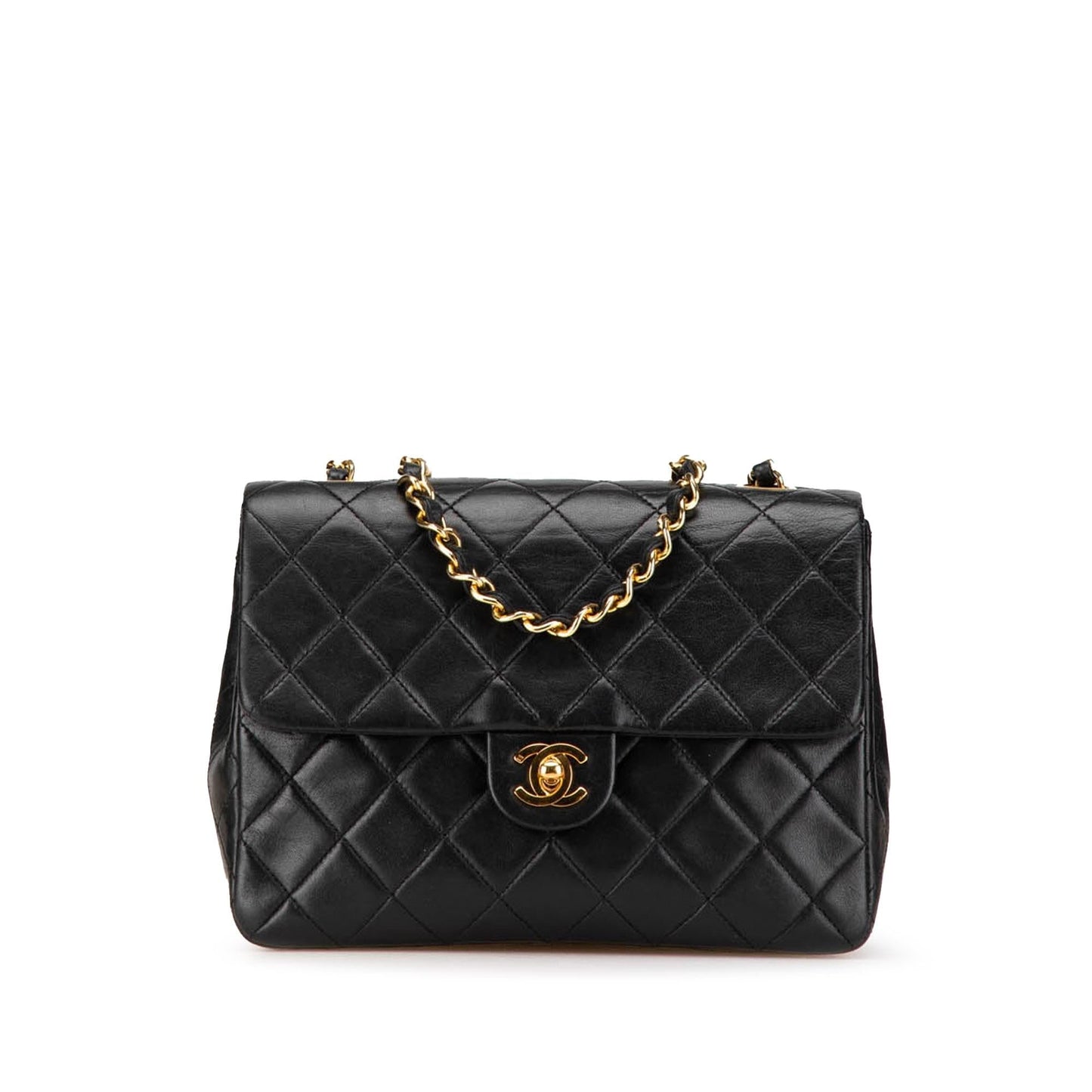 Chanel Square Classic Lambskin Flap Mini Bag