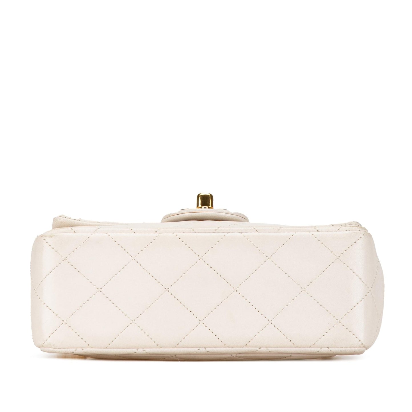 Chanel Square Classic Lambskin Single Flap Mini Bag