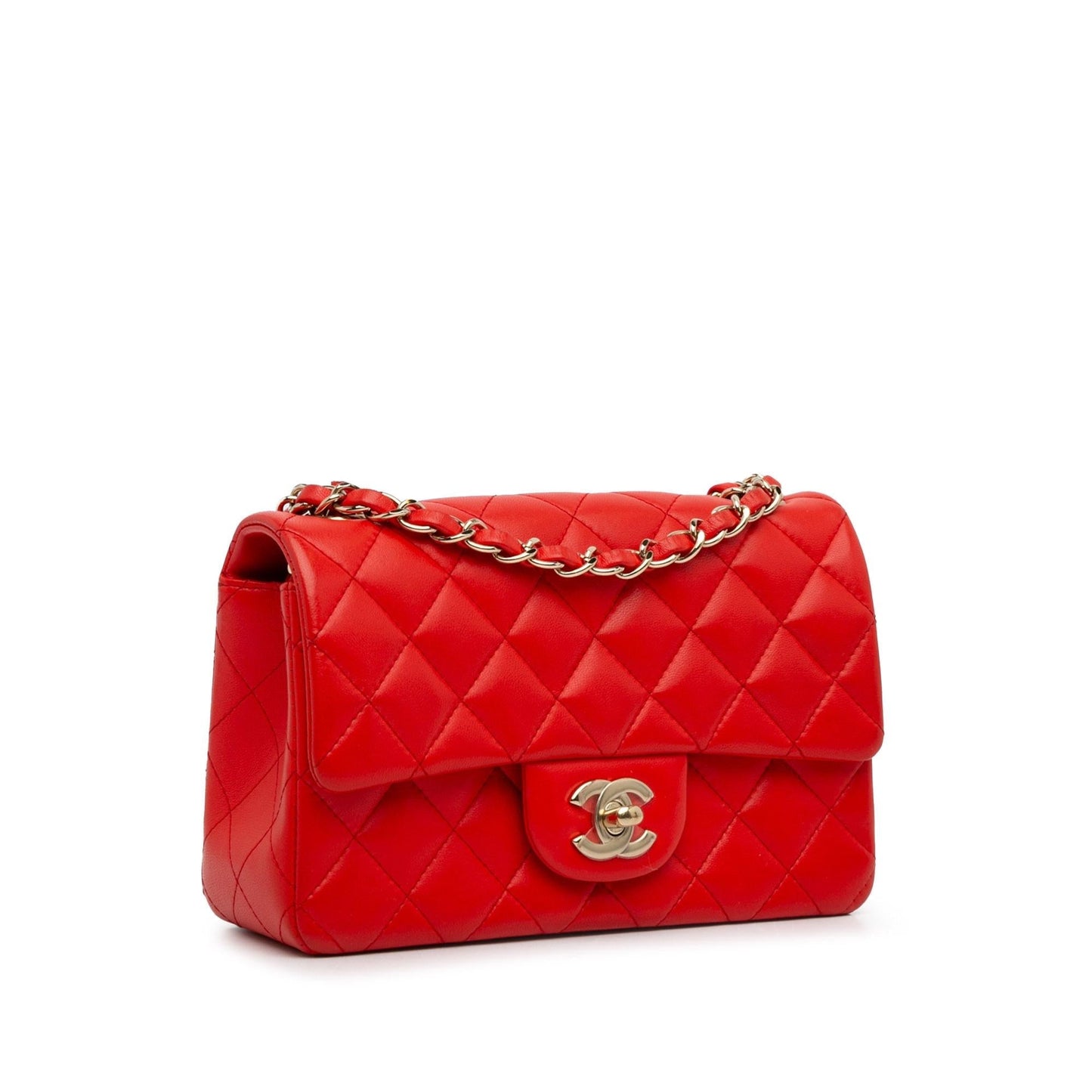 Chanel New Classic Lambskin Single Flap SHG-GUsaZG Mini Bag