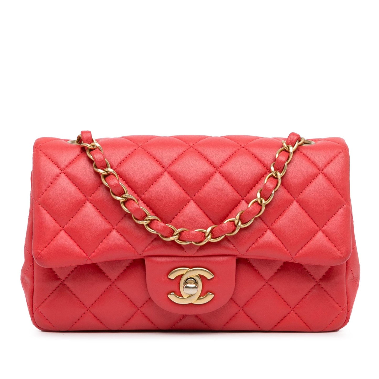 Chanel New Classic Lambskin Single Flap Mini Bag