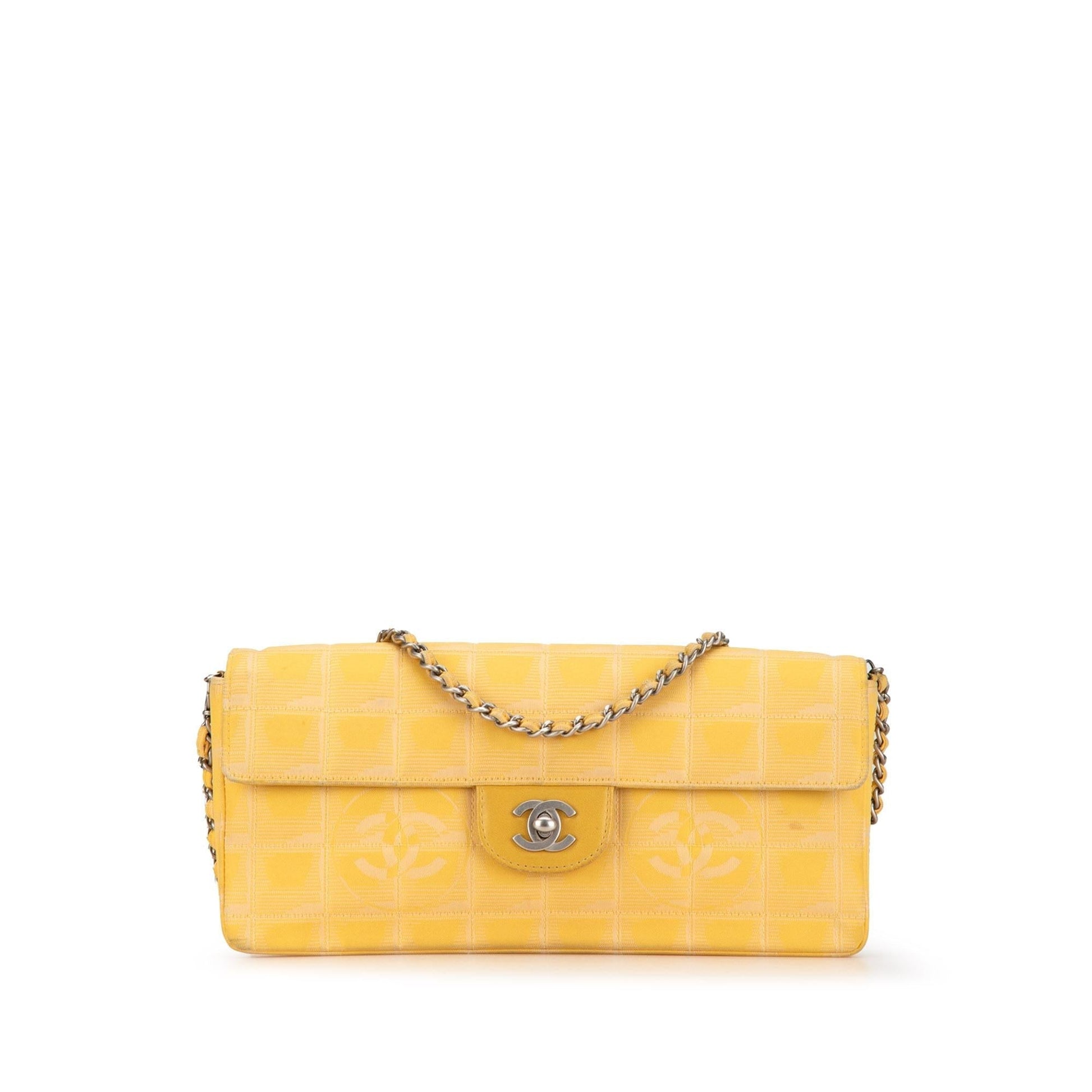 Chanel New Line Nylon East West Flap Travel Bag