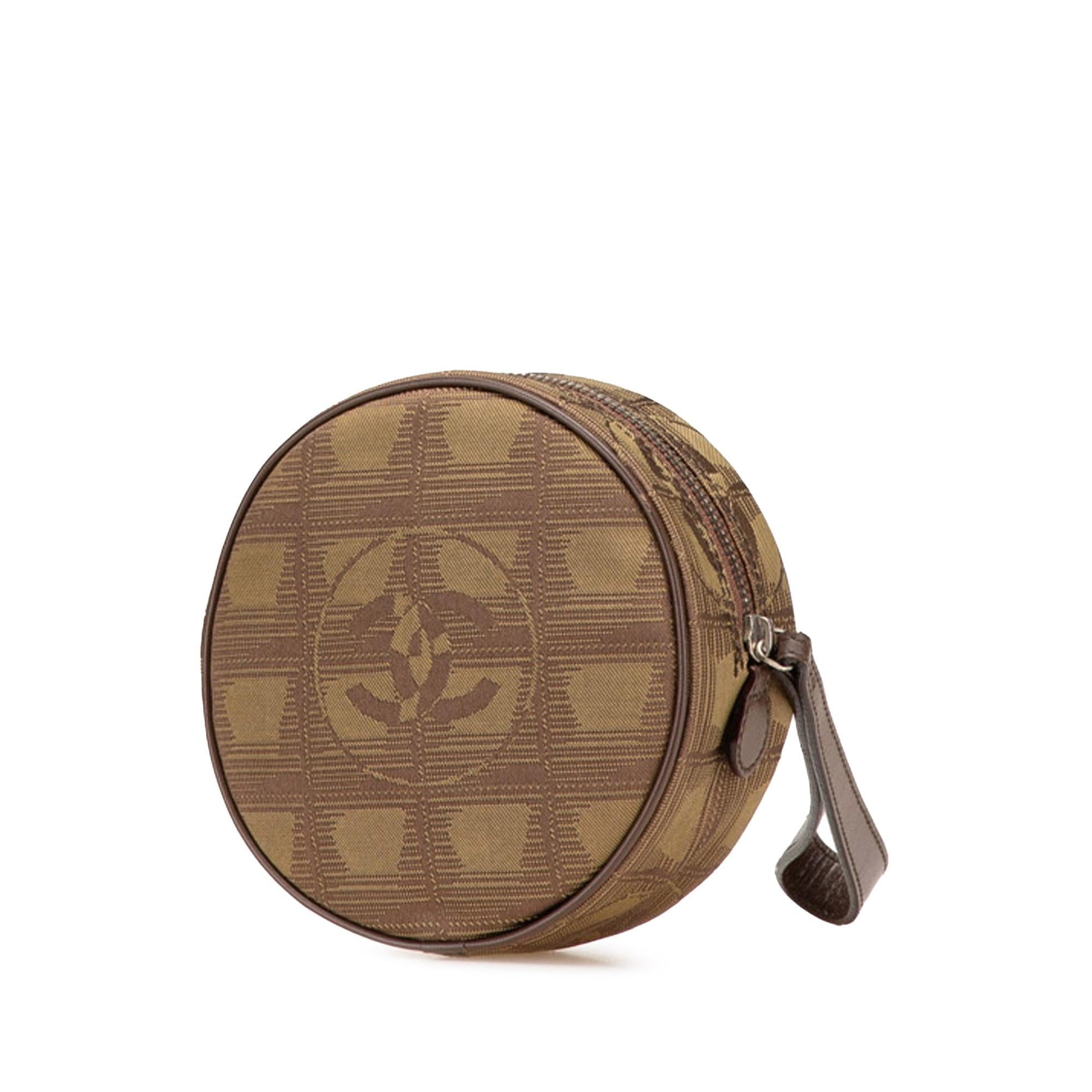 Chanel New Line Nylon Round Travel Bag