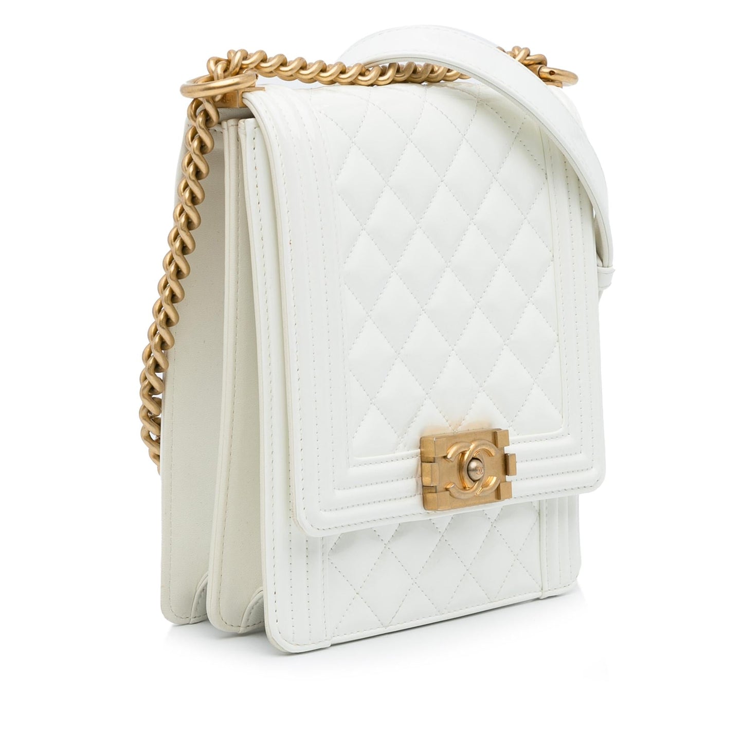Chanel North South Boy Flap SHG-sNk1nD Handbag