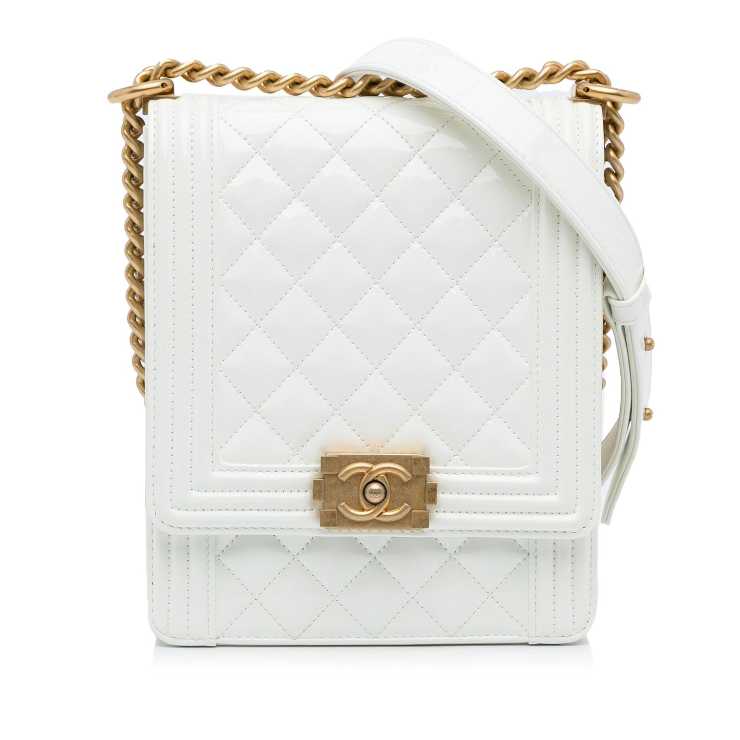 Chanel North South Boy Flap Handbag Boy Flap