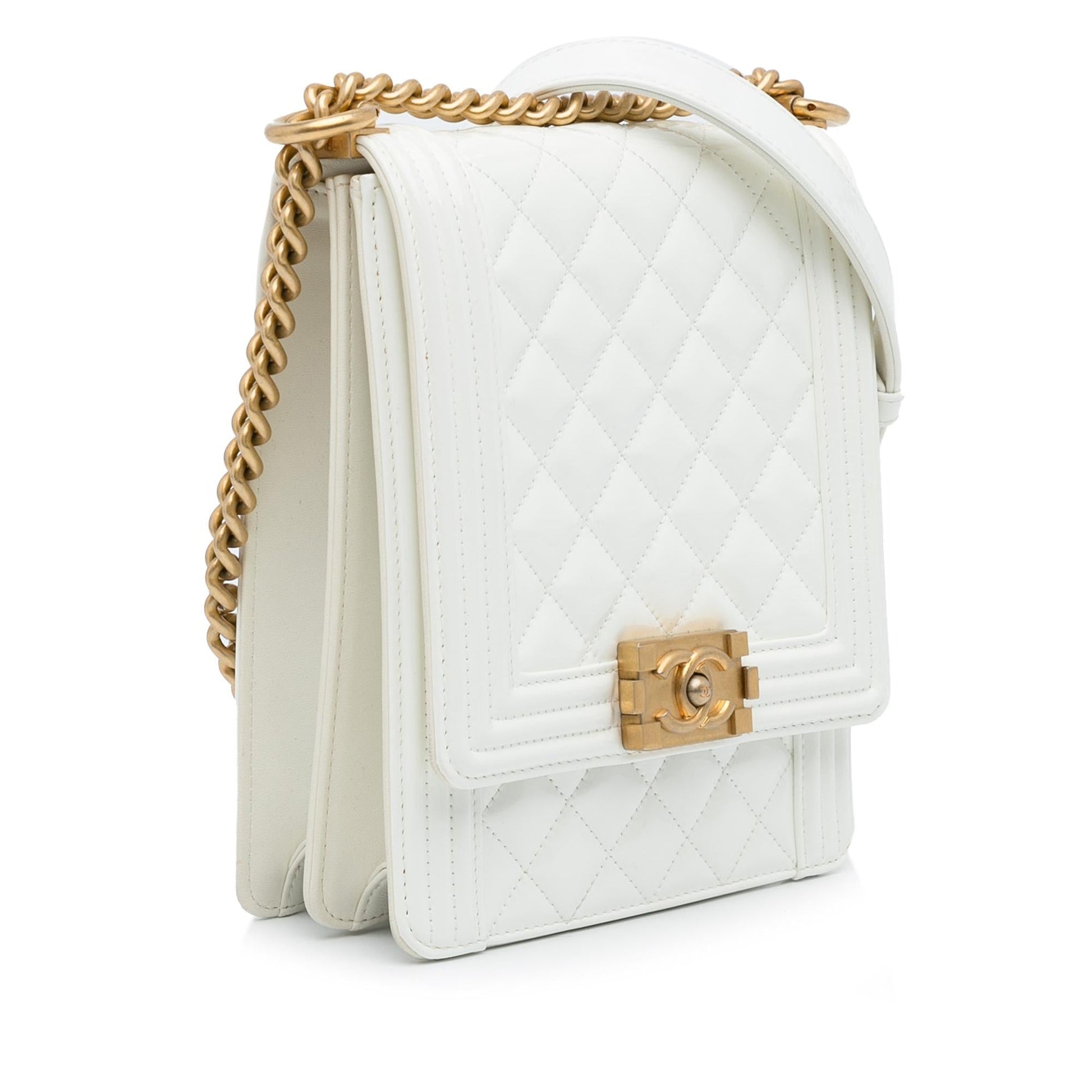 Chanel North South Boy Flap Handbag Flap 2