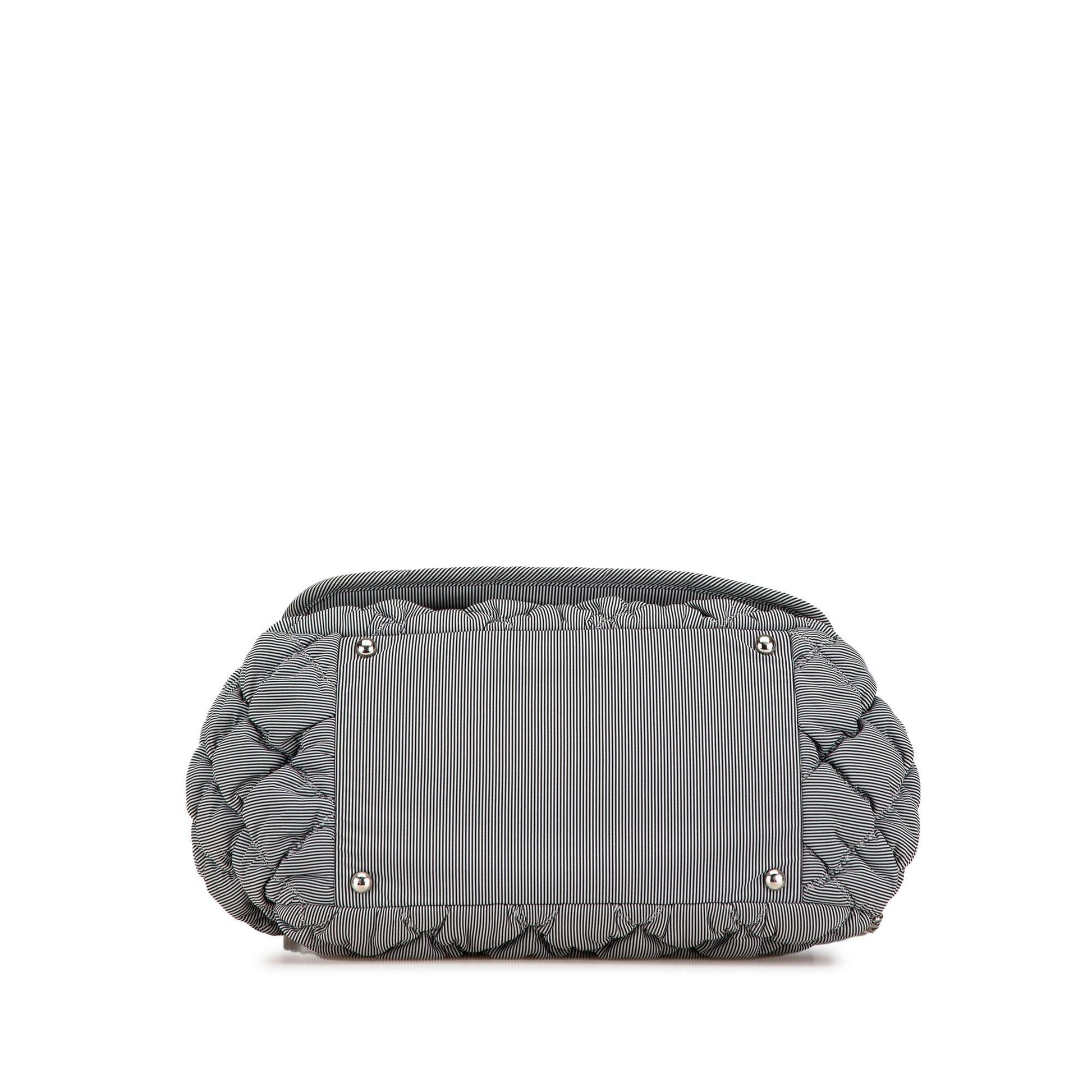 Chanel Nylon Quilted Bubble Accordion Flap SHG-cwY1i5 Handbag