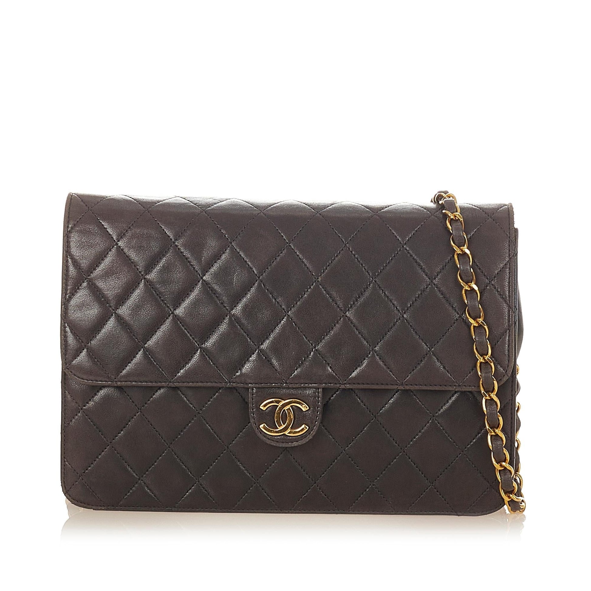Chanel Old Lambskin CC Single Flap SHG-i39eOm Shoulder Bag