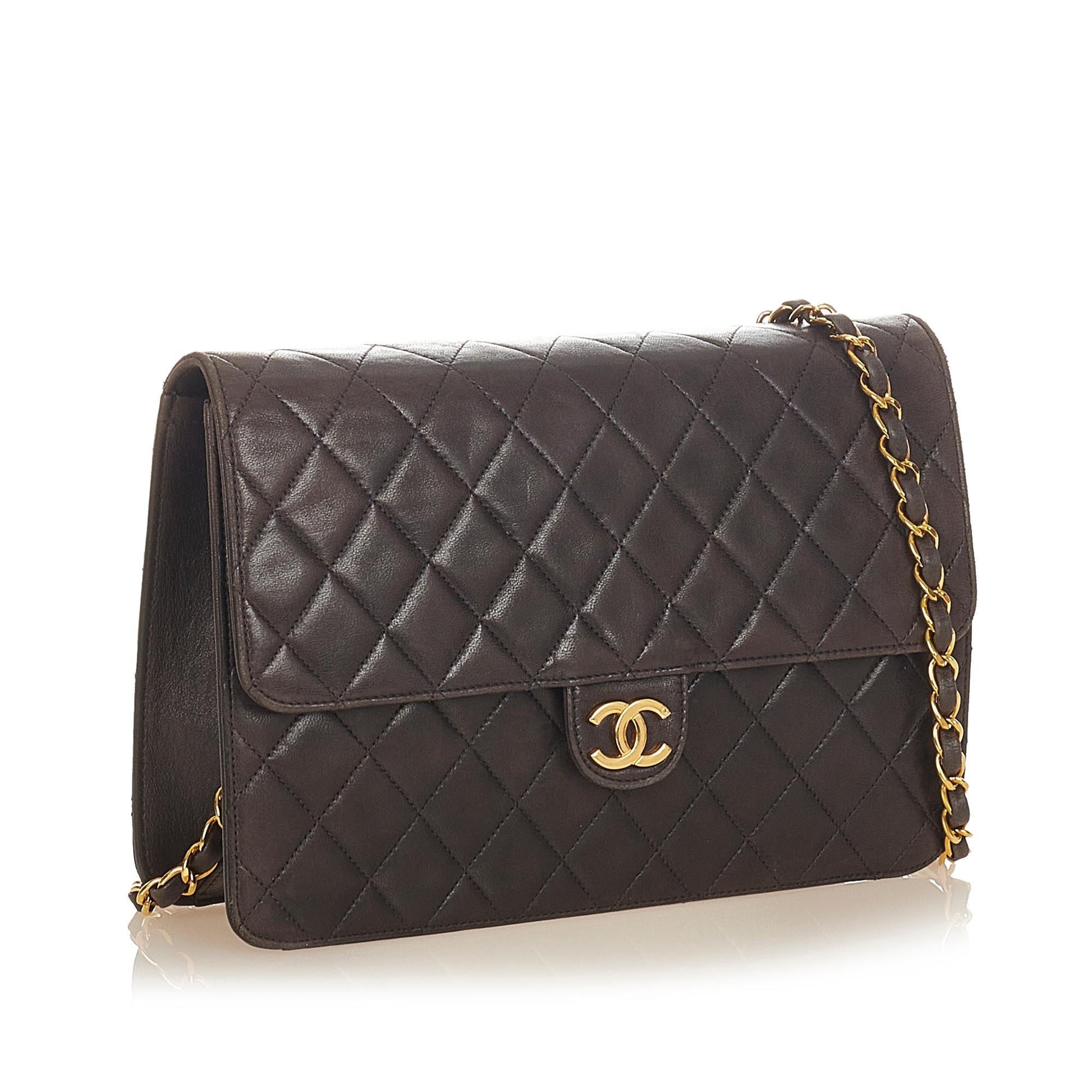 Chanel Old Lambskin CC Single Flap SHG-i39eOm Shoulder Bag