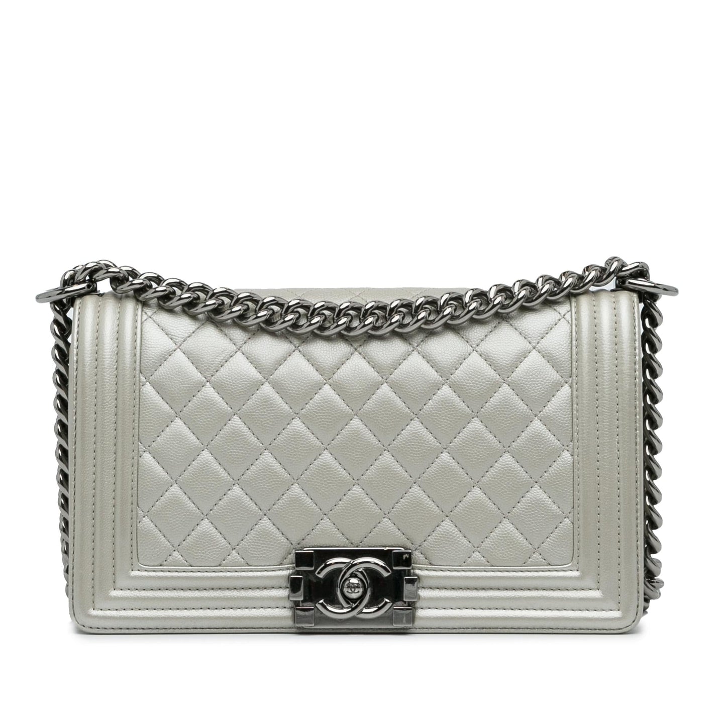 Chanel Old Quilted Caviar Boy Flap Handbag Flap 1