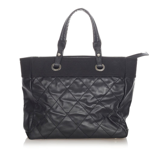 Chanel Paris Biarritz Tote Bag (SHG-23287) Denim Mini Jewelry