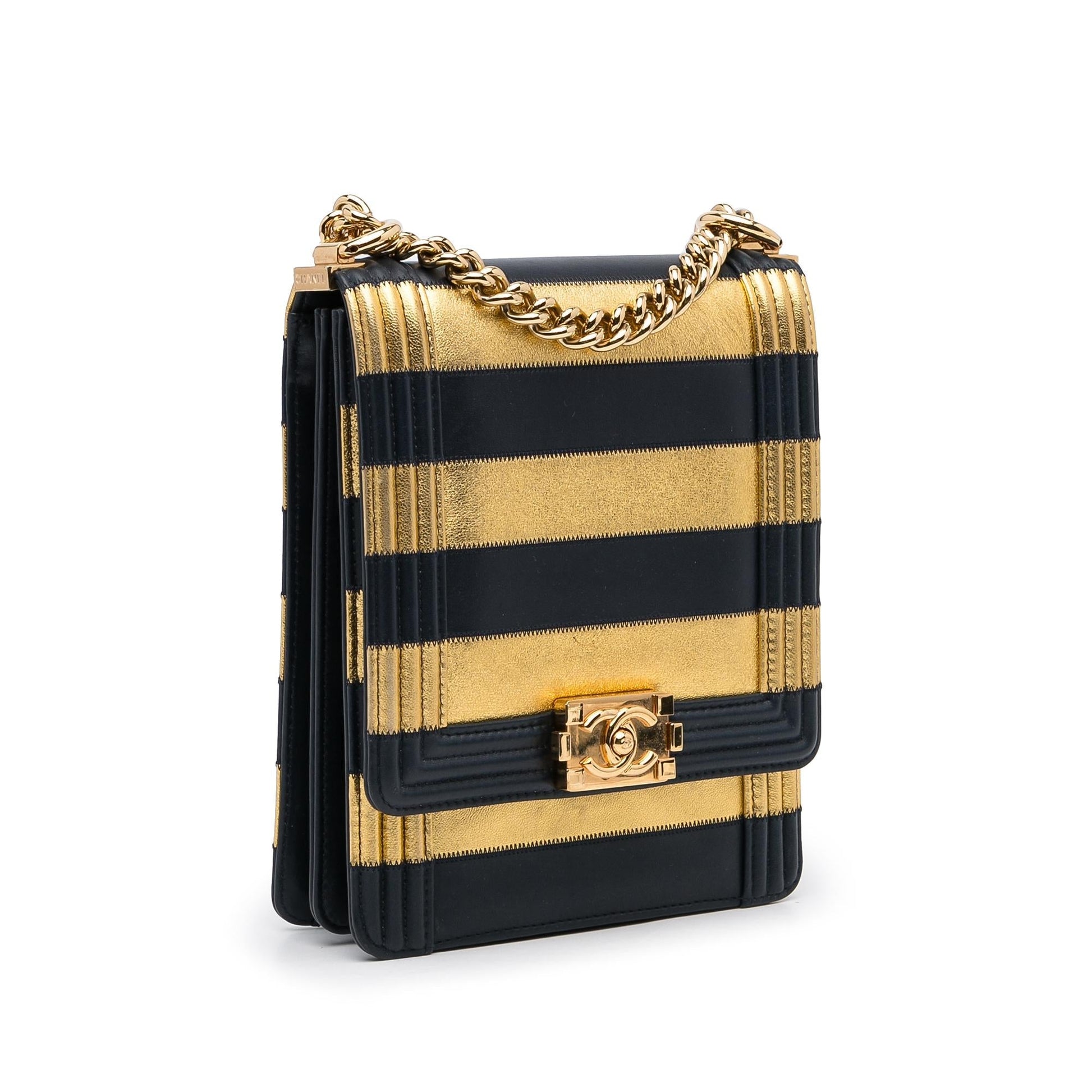 Chanel Paris-New York North South Boy Flap Handbag