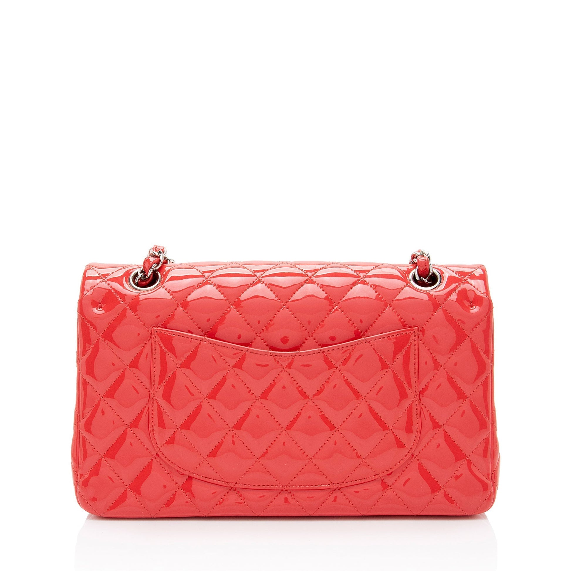 Chanel Patent Classic Double Flap SHF-96viXO Leather Shoulder Bag