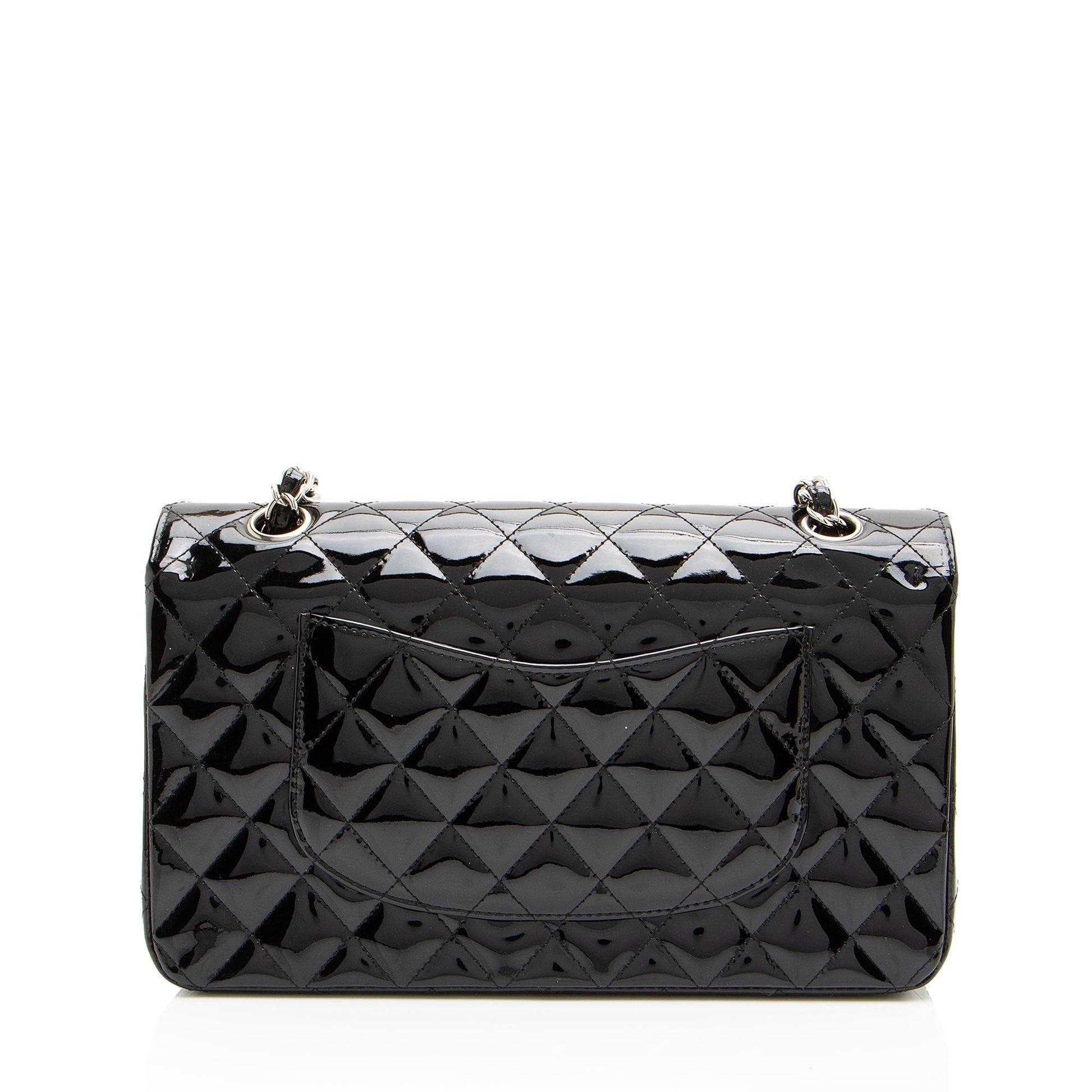 Chanel Patent Classic Double Flap SHF-XaMpG8 Leather Shoulder Bag
