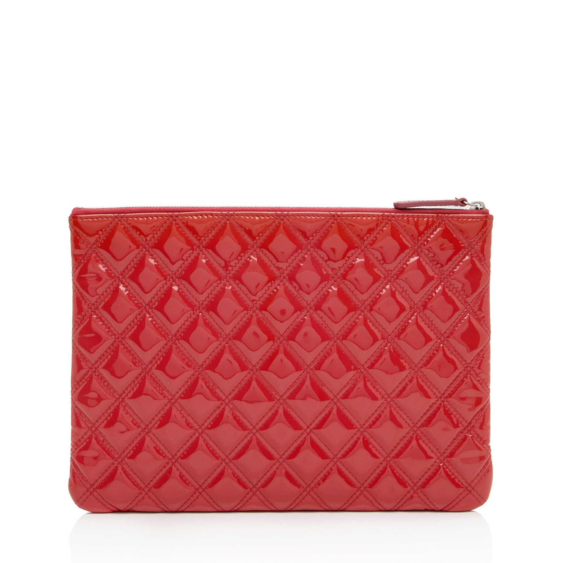 Chanel Patent O- SHF-ZiSJ3V Leather Handbag