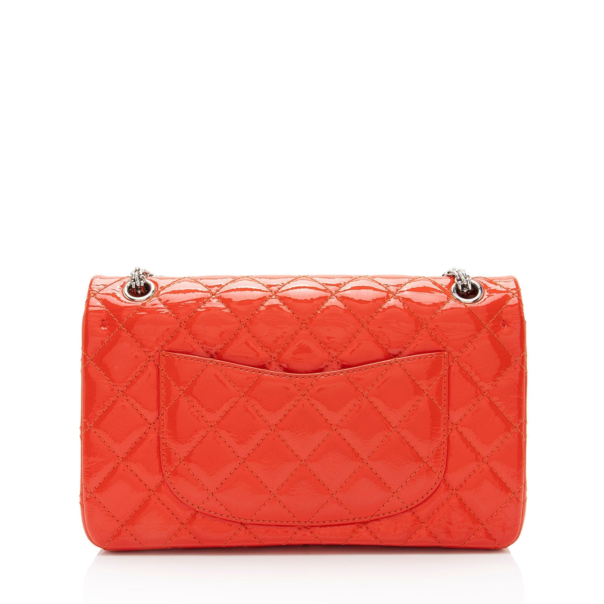 Chanel Patent Reissue 226 Double Flap Leather Shoulder Bag