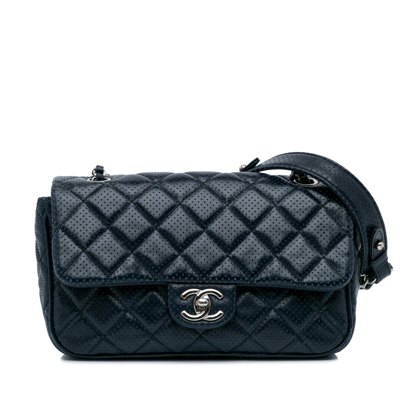 Chanel Perforated Classic Rectangular Flap Mini Bag Rectangular Flap