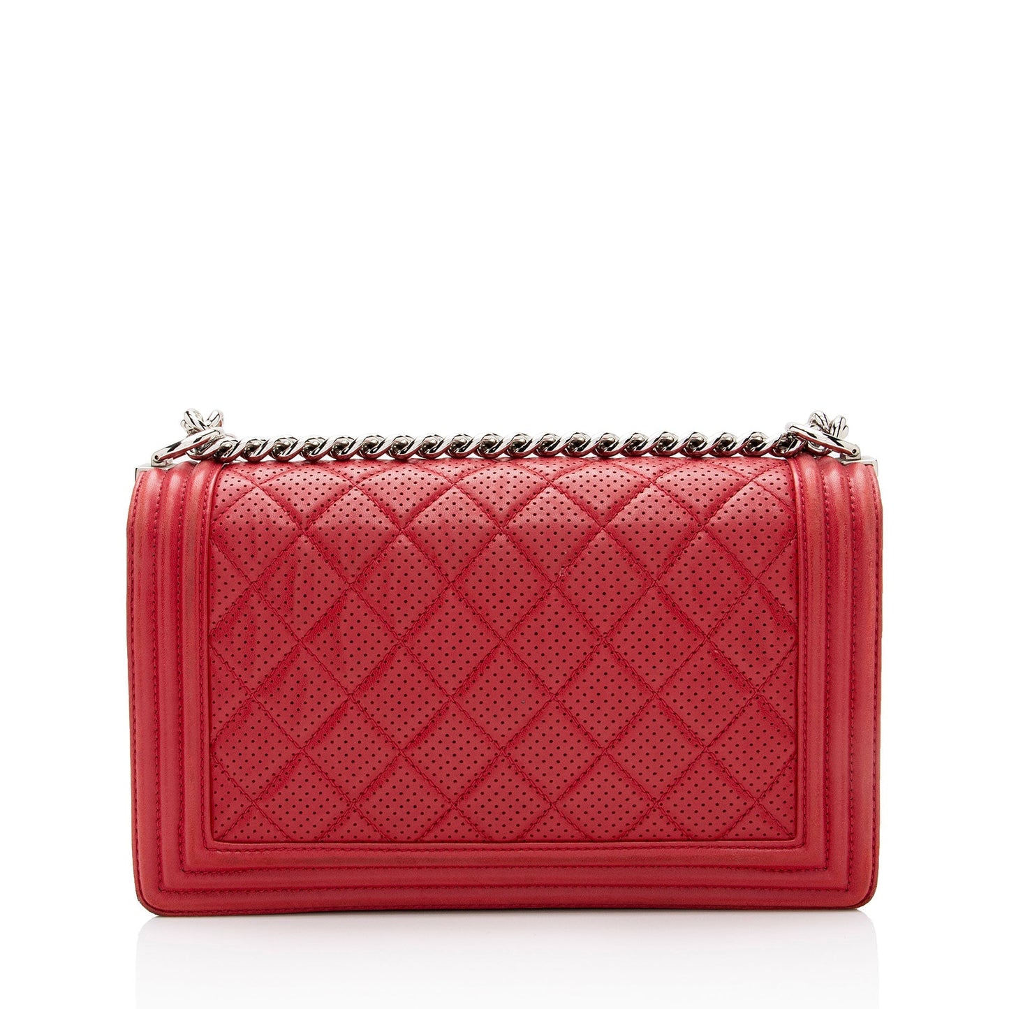 Chanel Perforated Lambskin New Boy SHF-LqYEA9 Handbag