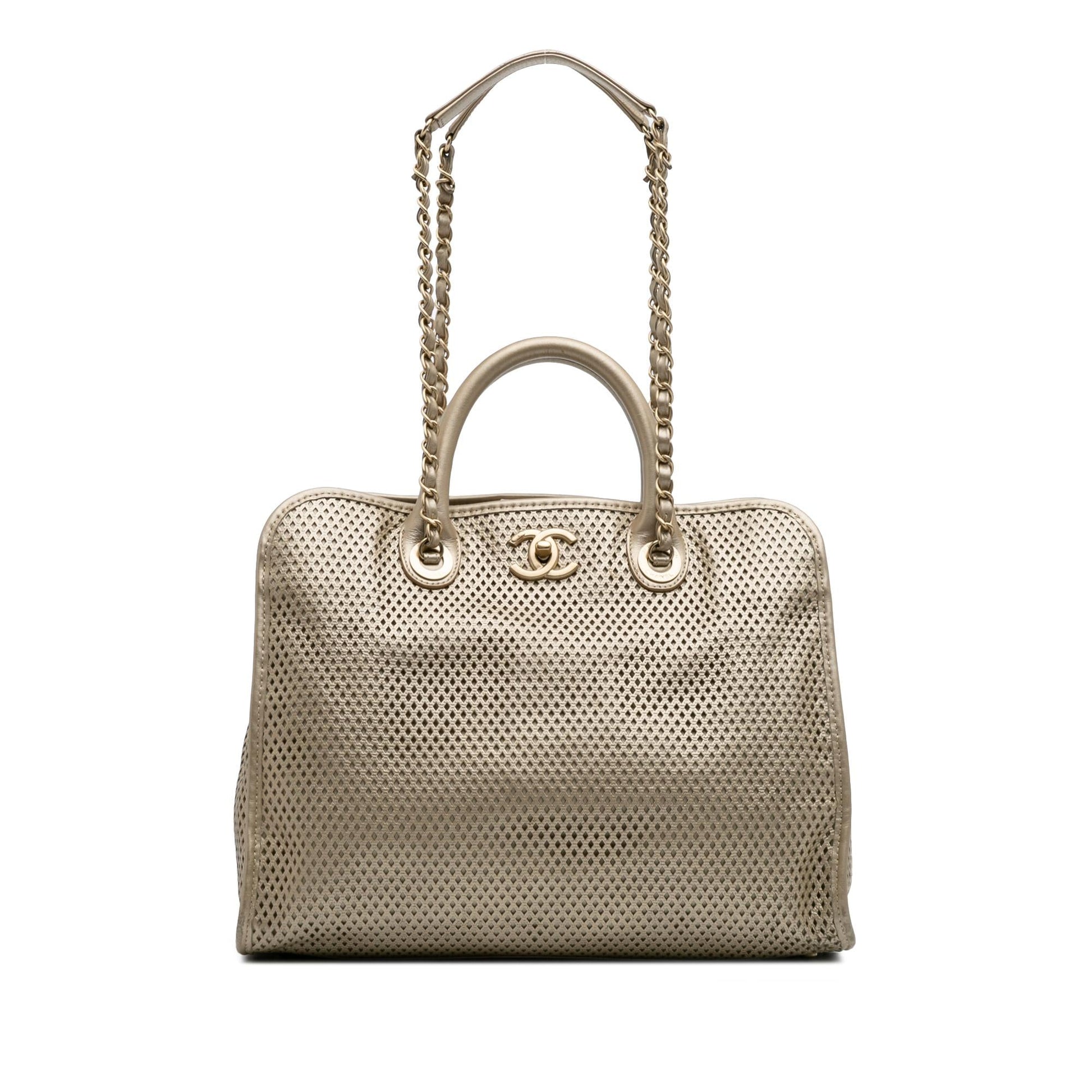 Chanel Perforated Tote Bag
