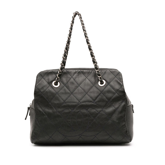 Chanel Petite Crinkled Calfskin Timeless Tote Bag