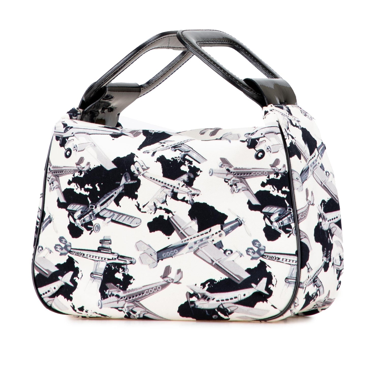 Chanel Printed Coco Airline Canvas Handbag