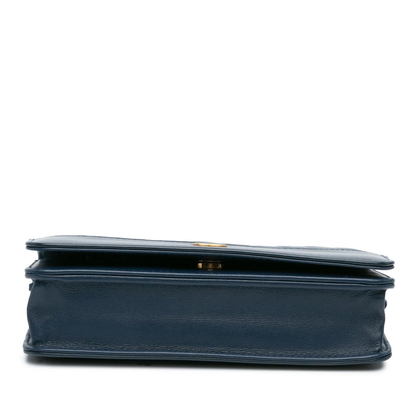 Chanel Quilted Aged Calfskin Gabrielle On Wallet Case