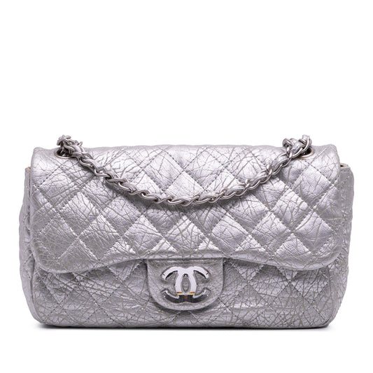 Chanel Quilted Aged Calfskin On Rocks Flap Handbag