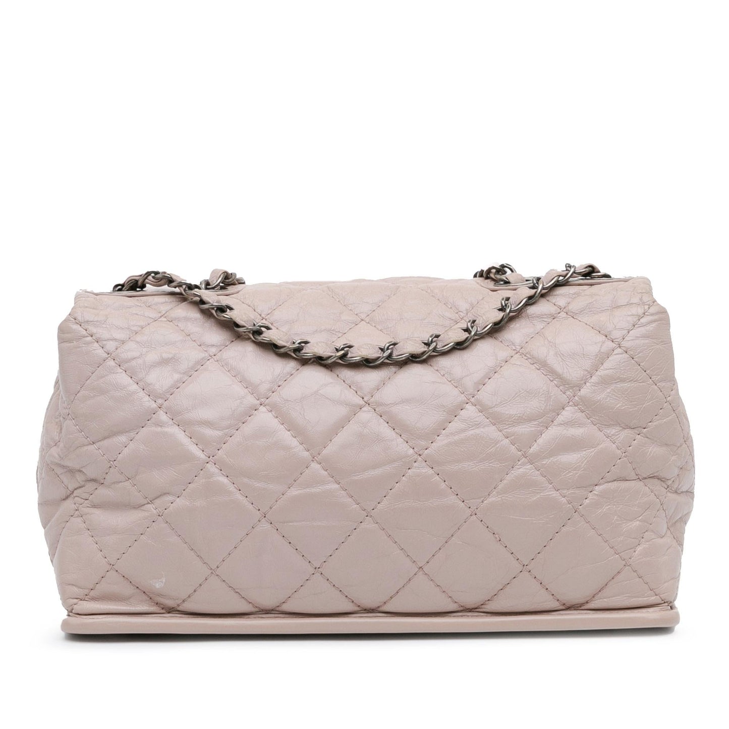 Chanel Quilted Aged Calfskin Single Flap SHG-vBvXcU Handbag