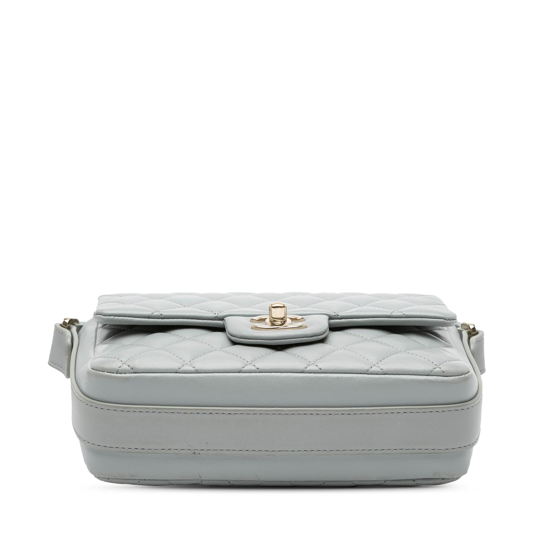 Chanel Quilted Calfskin Bolero de Flap Handbag