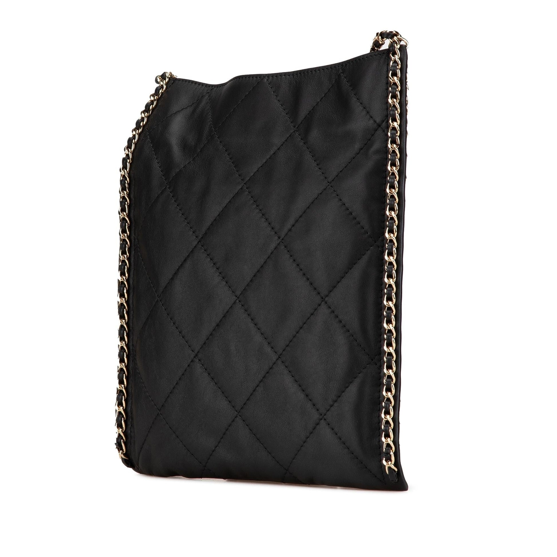 Chanel Quilted Calfskin Flat Shoes