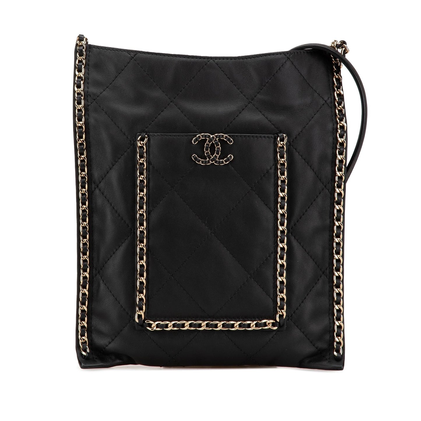 Chanel Quilted Calfskin Flat Shoes Bag 1