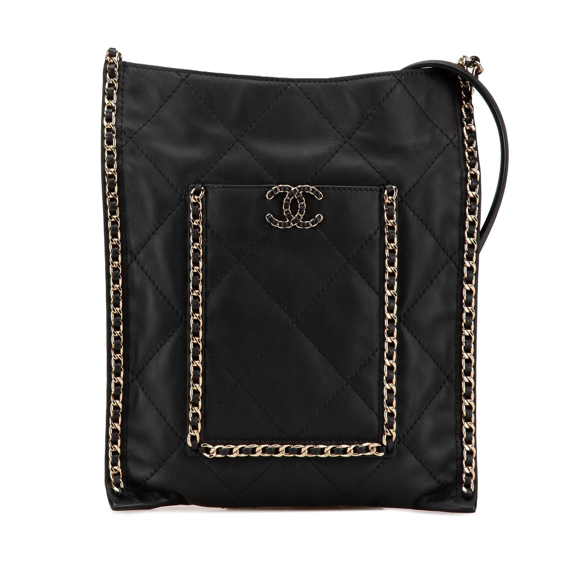 Chanel Quilted Calfskin Flat Shoes Bag 2