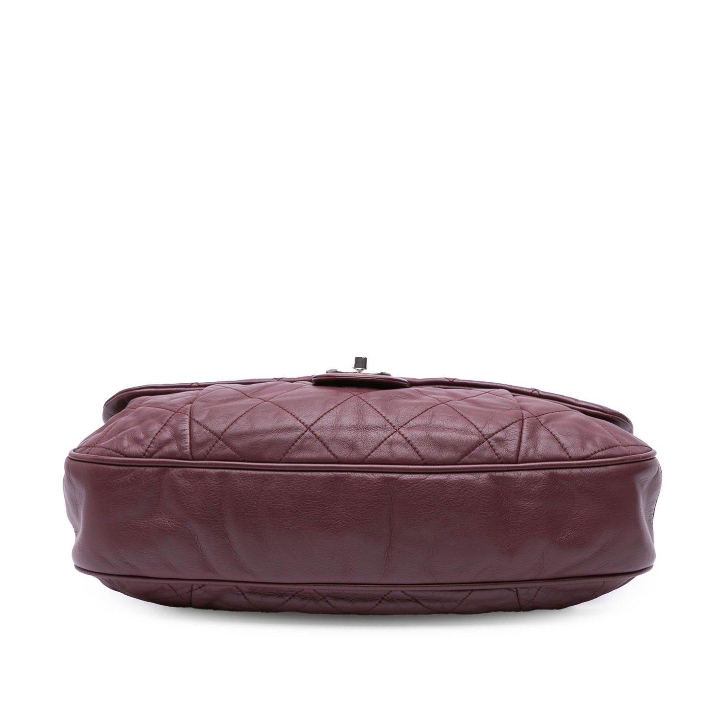 Chanel Quilted Calfskin Coco Pleats Flap Handbag