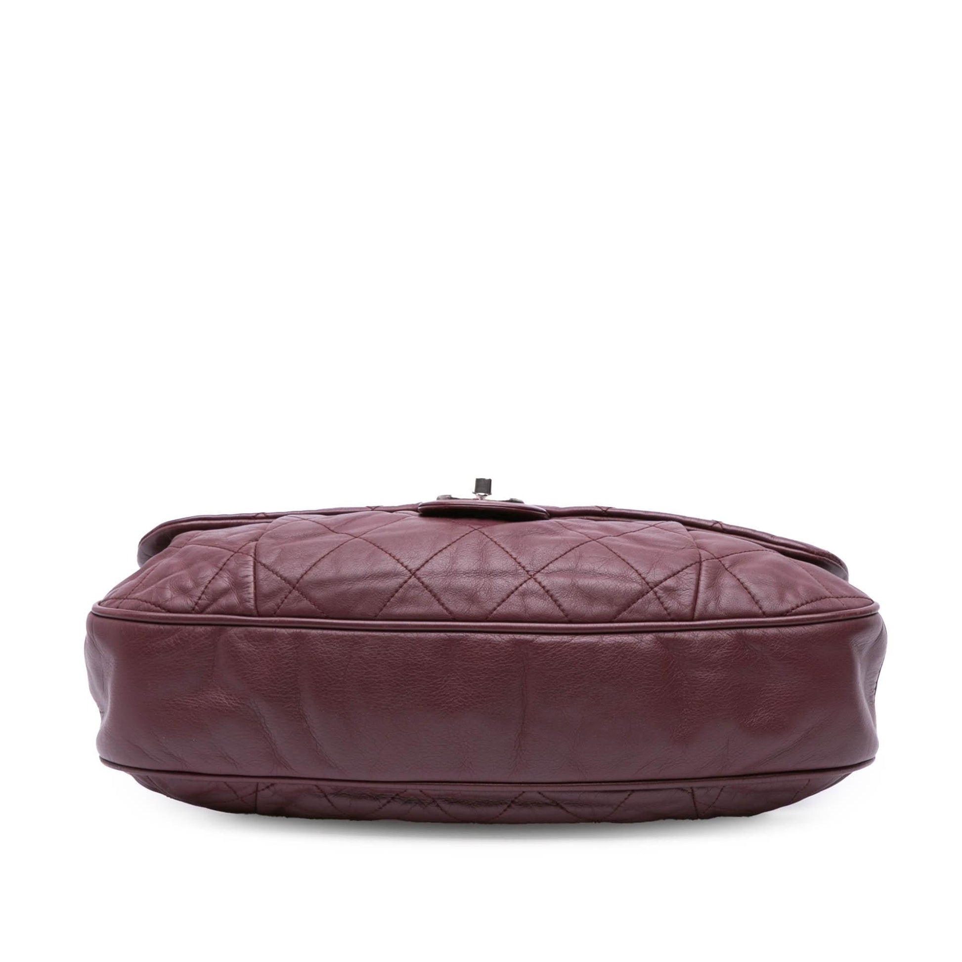 Chanel Quilted Calfskin Coco Pleats Flap Handbag Flap 1